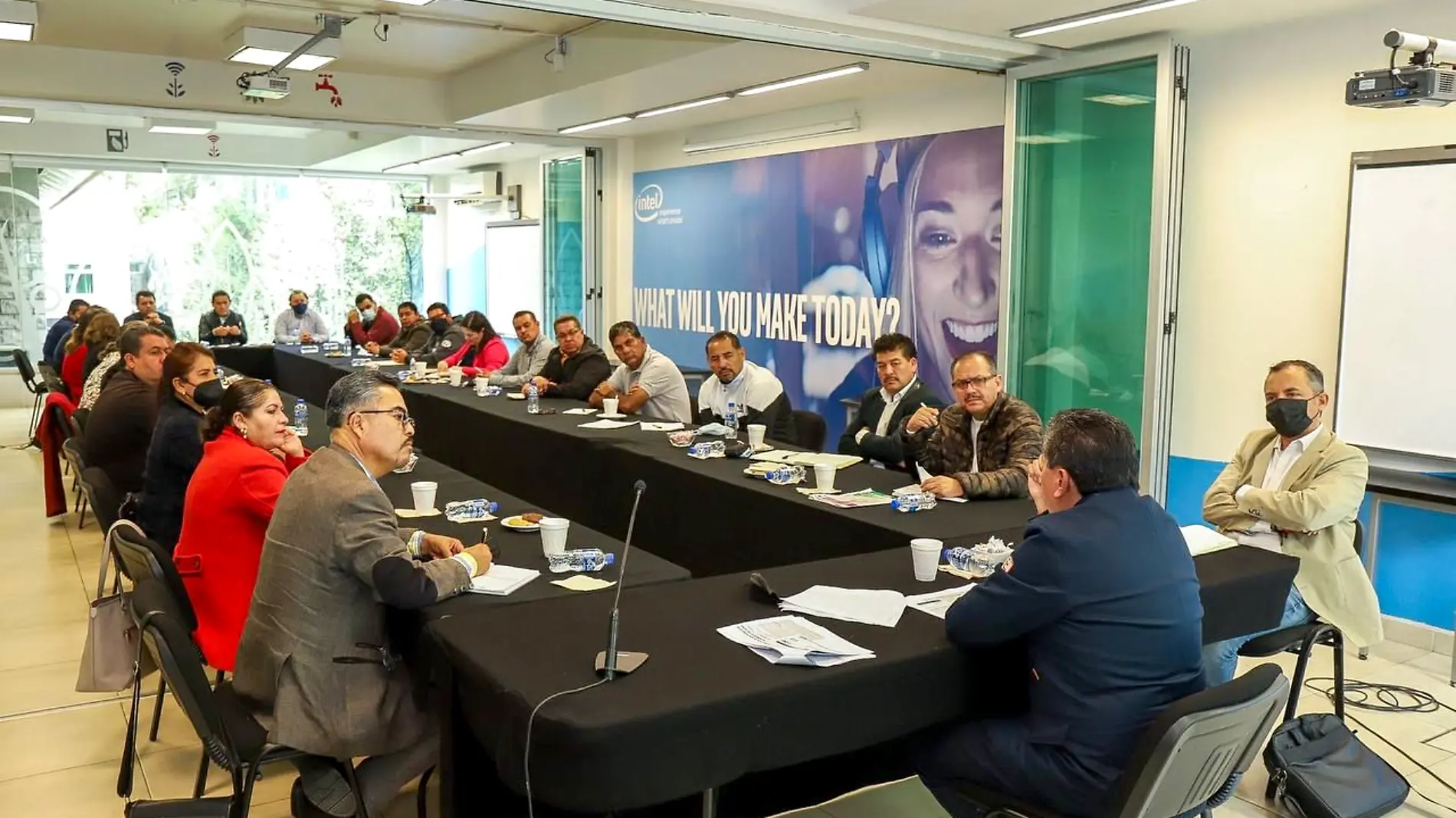 Reunión de líderes sindicales con el gobernador David Monreal